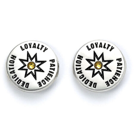 Harry Potter Silver Plated Earring Set Hufflepuff: 4 - Jewellery By Harry Potter