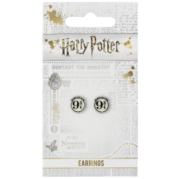 Harry Potter Silver Plated 9 & 3 Quarters Stud Earrings: 2 - Jewellery By Harry Potter