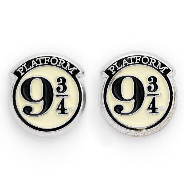 Harry Potter Silver Plated 9 & 3 Quarters Stud Earrings: 1 - Jewellery By Harry Potter