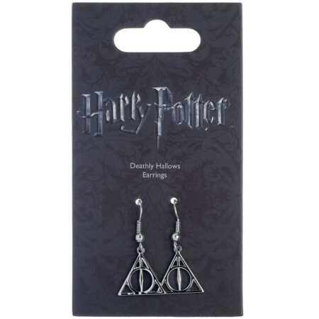 Harry Potter Silver Plated Deathly Hallows Hook Earrings: 2 - Jewellery By Harry Potter