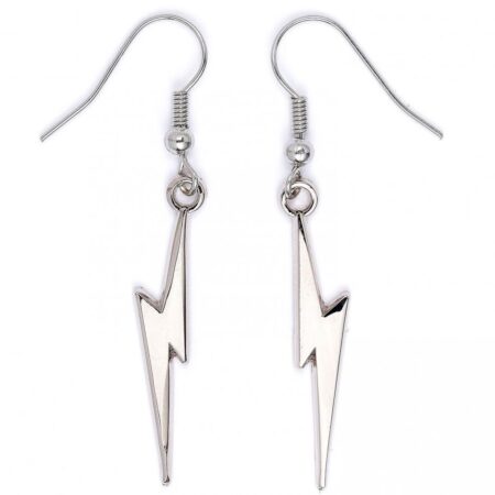 Harry Potter Silver Plated Lightning Bolt Hook Earrings: 1 - Jewellery By Harry Potter