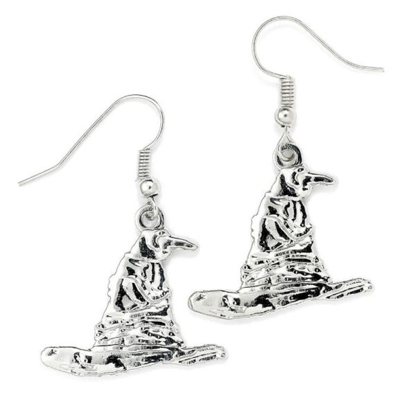 Harry Potter Silver Plated Sorting Hat Hook Earrings: 1 - Jewellery By Harry Potter