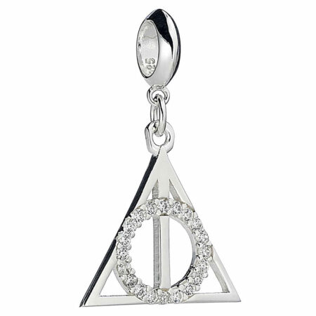 Harry Potter Sterling Silver Crystal Charm Deathly Hallows: 1 - Jewellery By Harry Potter