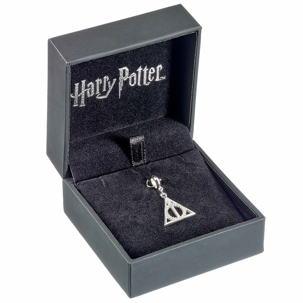 Harry Potter Sterling Silver Crystal Charm Deathly Hallows: 2 - Jewellery By Harry Potter
