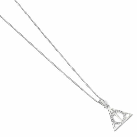 Harry Potter Sterling Silver Crystal Necklace Deathly Hallows: 2 - Jewellery By Harry Potter
