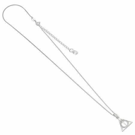 Harry Potter Sterling Silver Crystal Necklace Deathly Hallows: 3 - Jewellery By Harry Potter