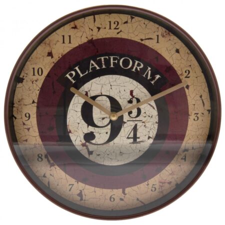 Harry potter wall clock 9 3 quarters