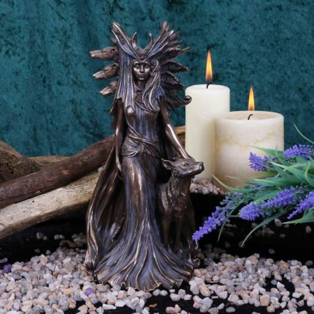 Hekate bronze figurine marc potts greek goddess ornament