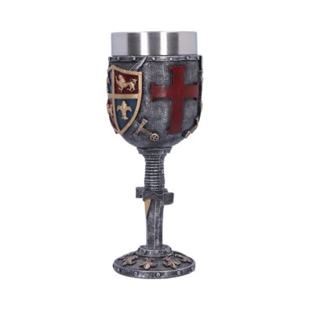 Heraldic medieval goblet 20cm