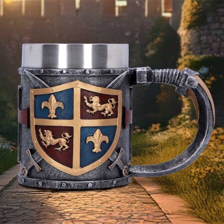 Heraldic tankard majestic blend tradition craftsmanship