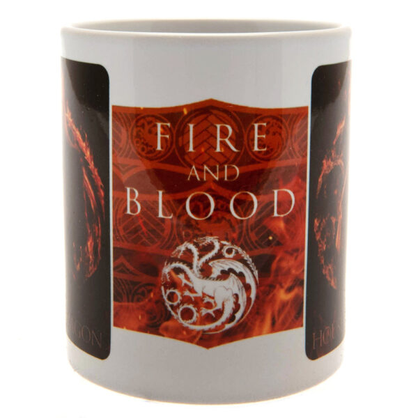 House Of The Dragon Mug Fire And Blood: 2 - Mugs By House Of The Dragon