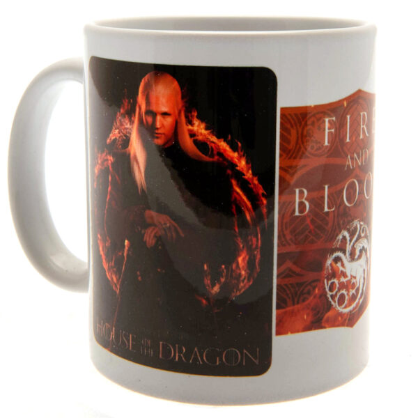 House Of The Dragon Mug Fire And Blood: 1 - Mugs By House Of The Dragon