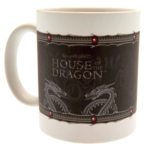 House Of The Dragon Mug Silver Dragon: 1 - Mugs By House Of The Dragon
