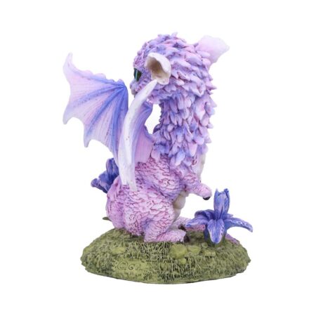 Iris flower dragon figurine