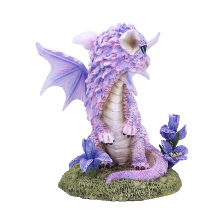 Iris flower dragon figurine