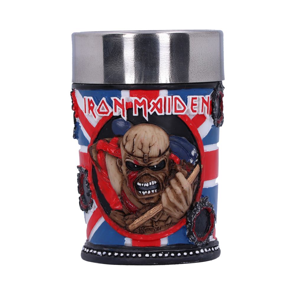 Iron Maiden Eddie The Trooper Shot Glass: 3 - Shot Glasses By Iron Maiden