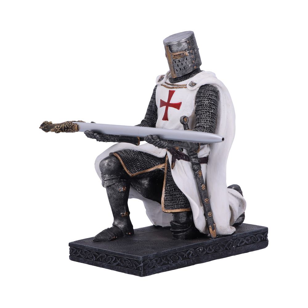 Knights oath pen holder 16 8cm