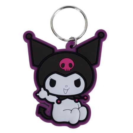 Kuromi Rocking PVC Keyring: 1 - Keyrings By Kuromi