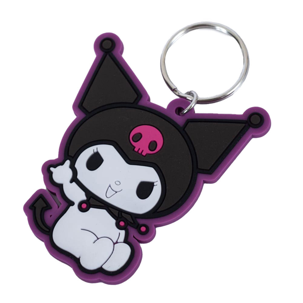 Kuromi Rocking PVC Keyring: 2 - Keyrings By Kuromi