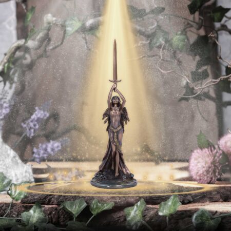 Lady lake excalibur bronze figurine