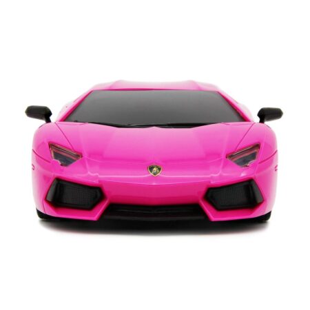 Lamborghini aventador radio controlled car 1 24 scale pink