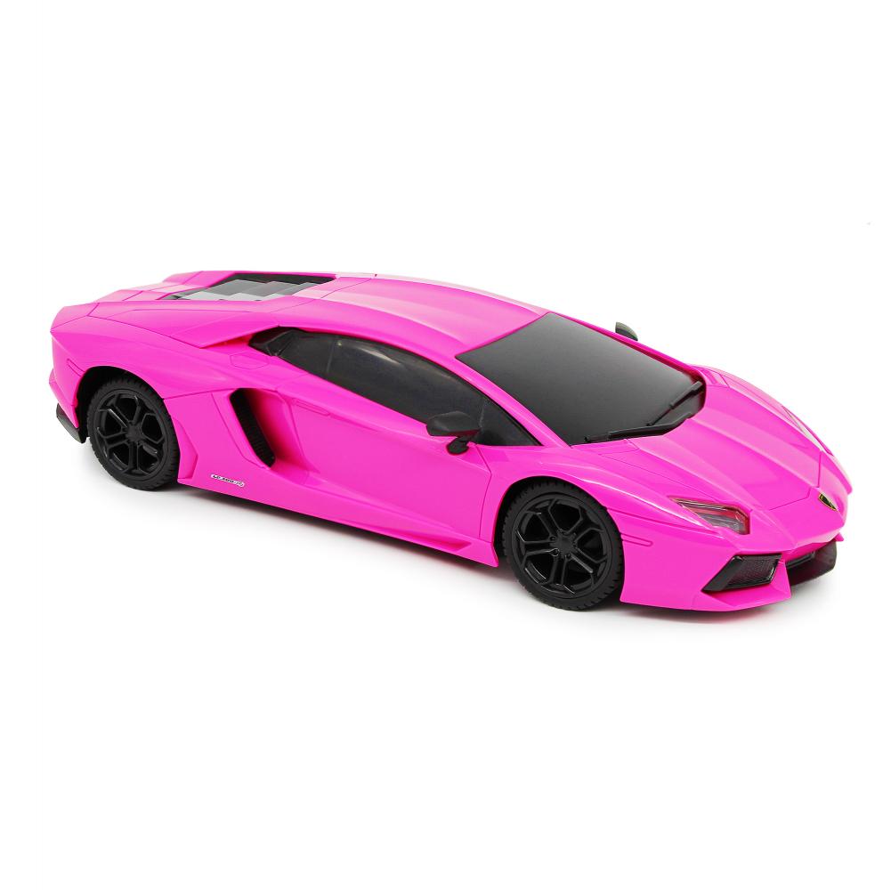 Lamborghini aventador radio controlled car 1 24 scale pink