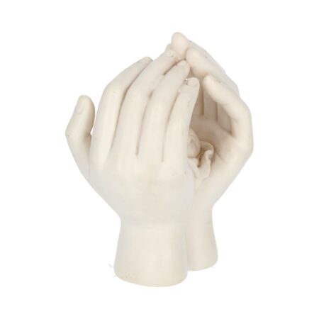 Large Shelter 17.5cm Baby in Cradled Hand Figurine: 4 - Figures & Collectables By Gift Moments