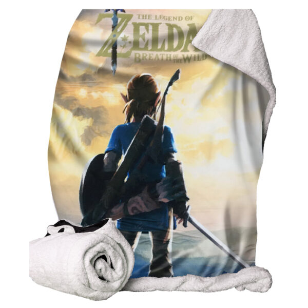 The Legend of Zelda Breath of the Wild Throw Blanket: 2 - Blankets By The Legend Of Zelda
