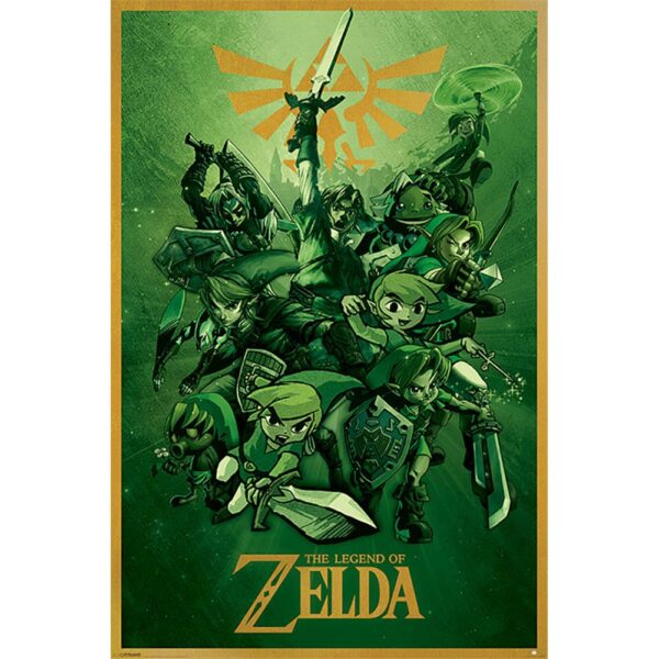 The Legend Of Zelda Poster Link 141: 1 - Posters By The Legend Of Zelda