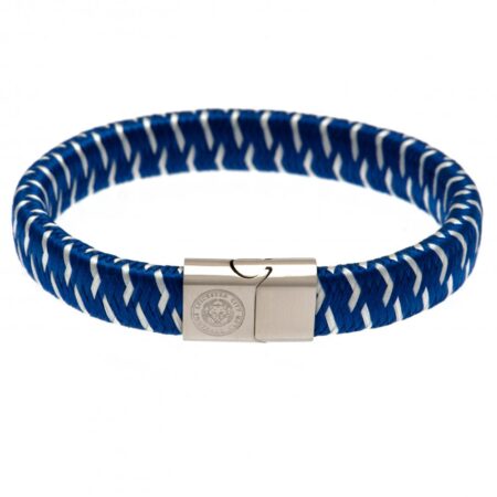 Leicester City FC Woven Bracelet: 2 - Jewellery By Leicester City