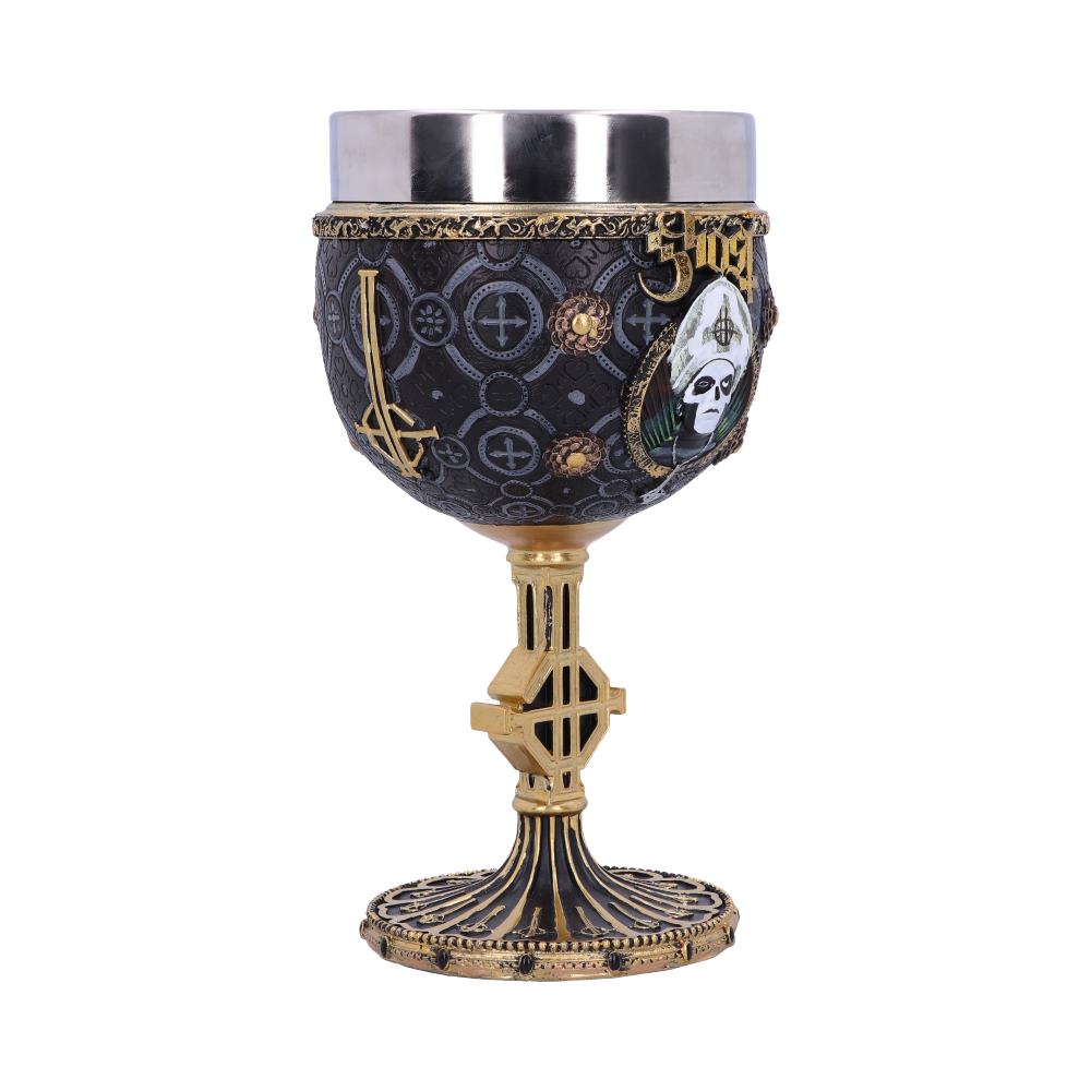 Licensed ghost papa emeritus iii gold goblet