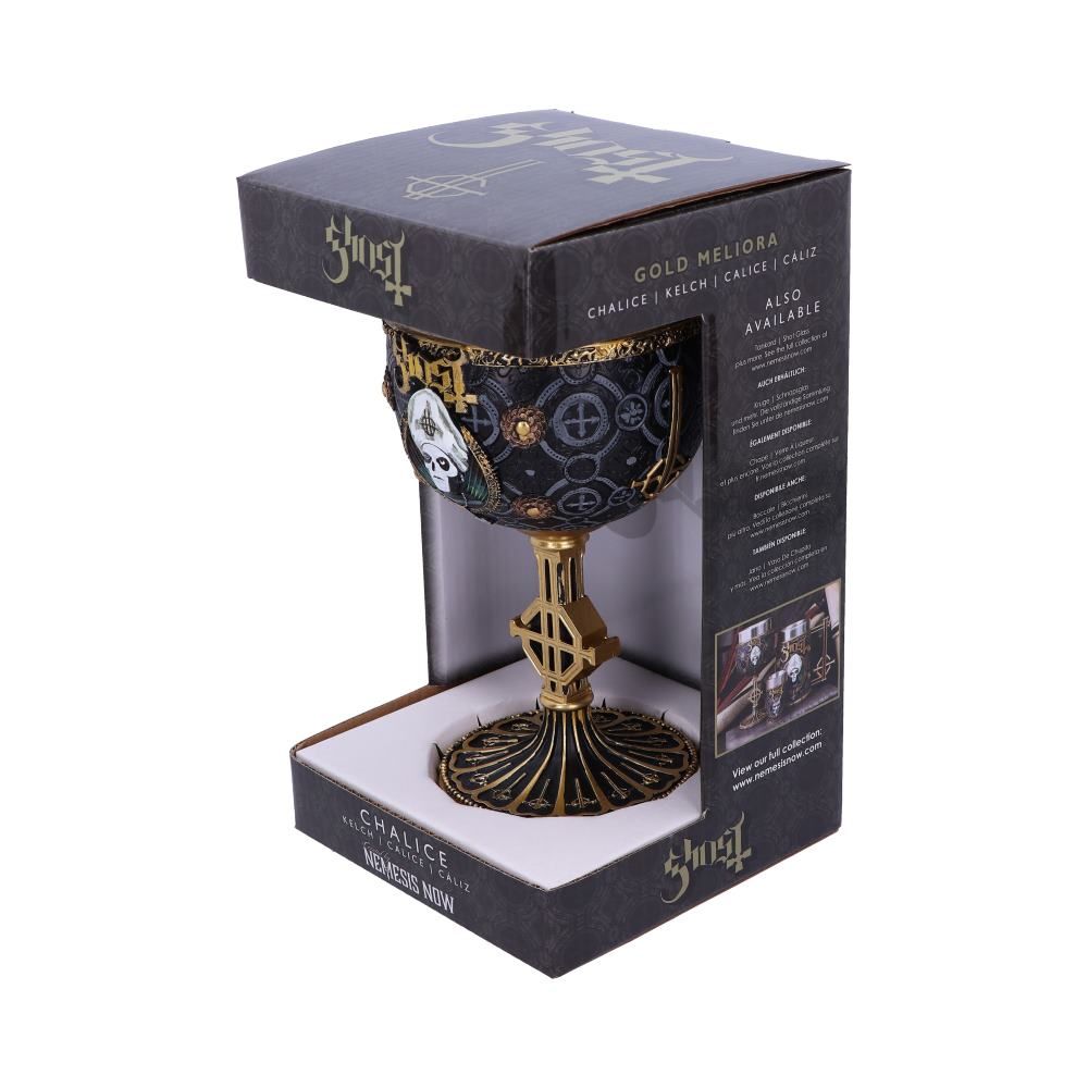 Licensed ghost papa emeritus iii gold goblet