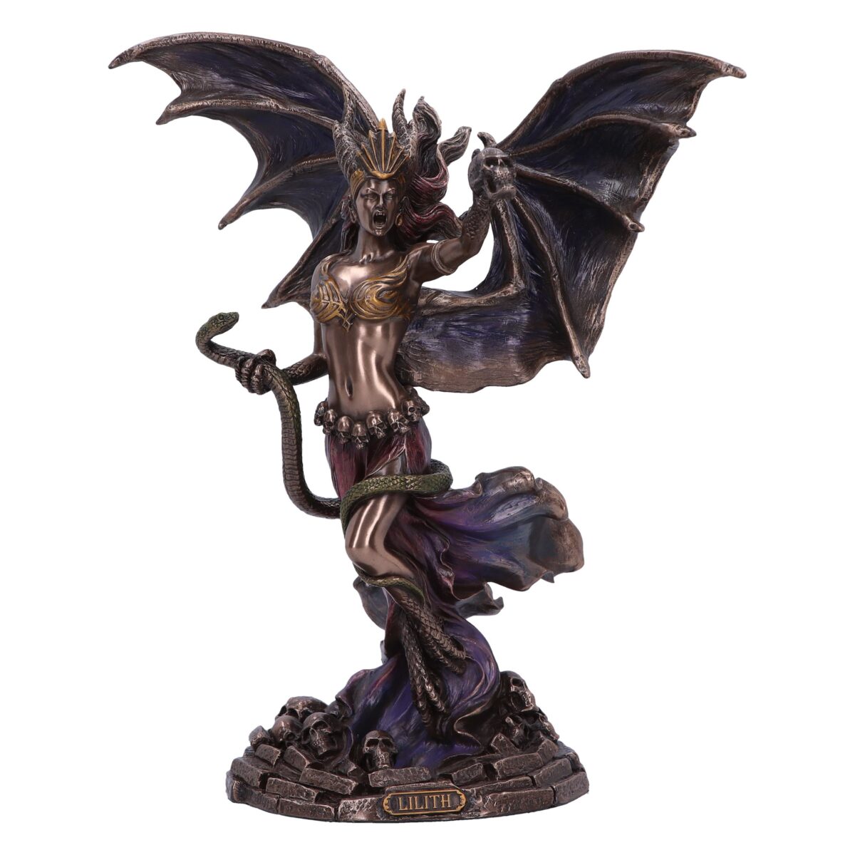 Lilith first wife bronze figurine