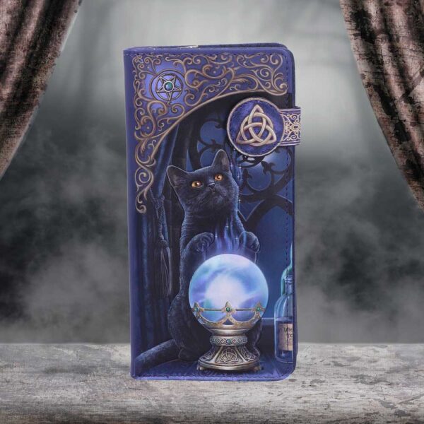 Lisa Parker The Witches Apprentice Cat Crystal Ball Purse: 1 - Purses By Lisa Parker