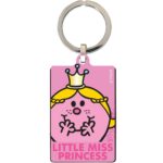 Little miss princess metal keyring
