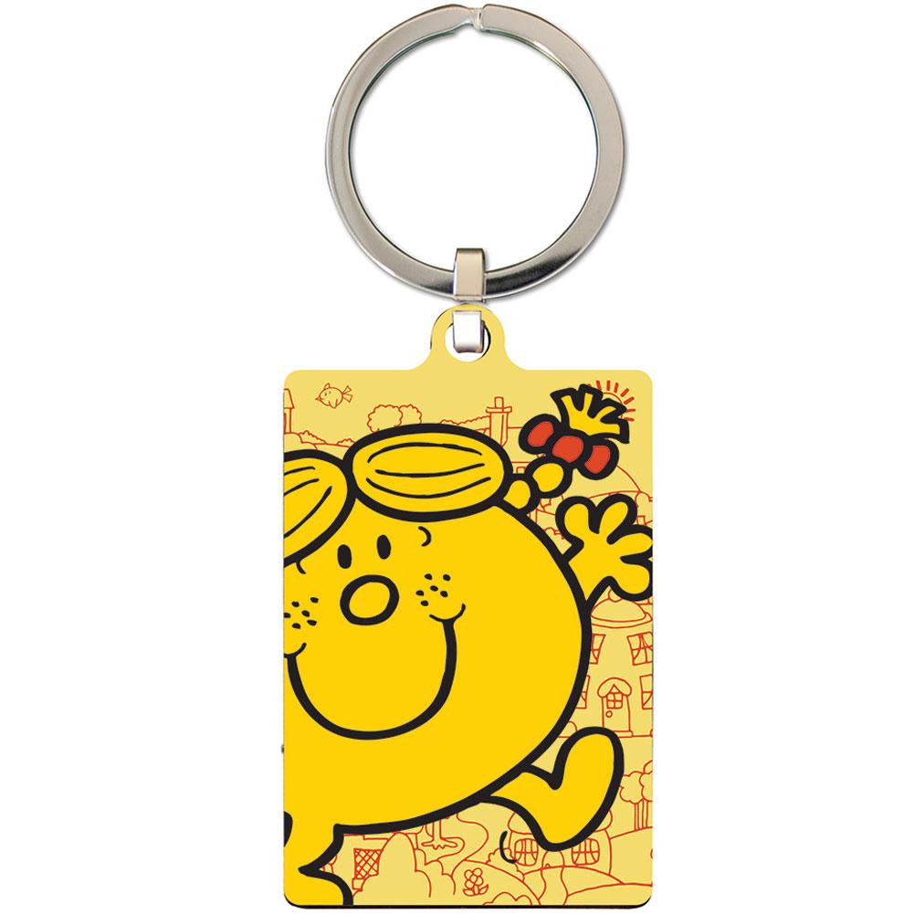 Little miss sunshine metal keyring