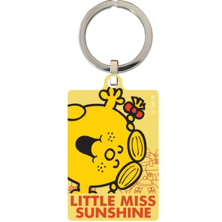 Little miss sunshine metal keyring
