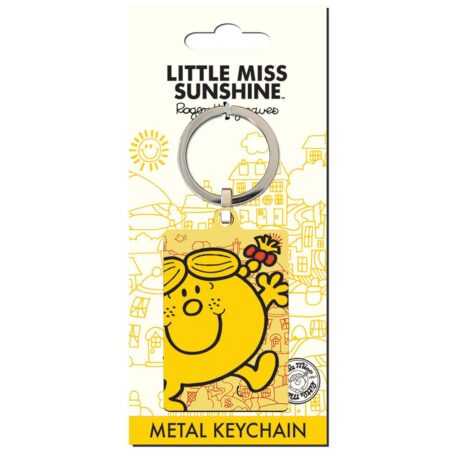 Little miss sunshine metal keyring