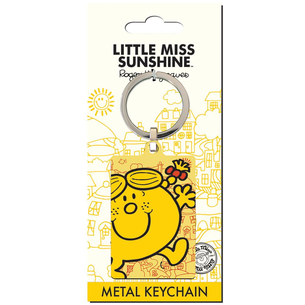 Little miss sunshine metal keyring