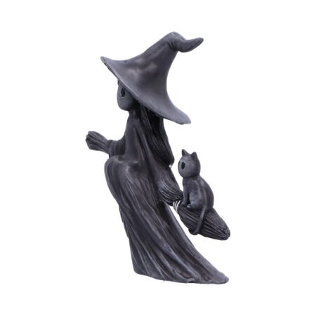 Little souls beam witch broom figurine