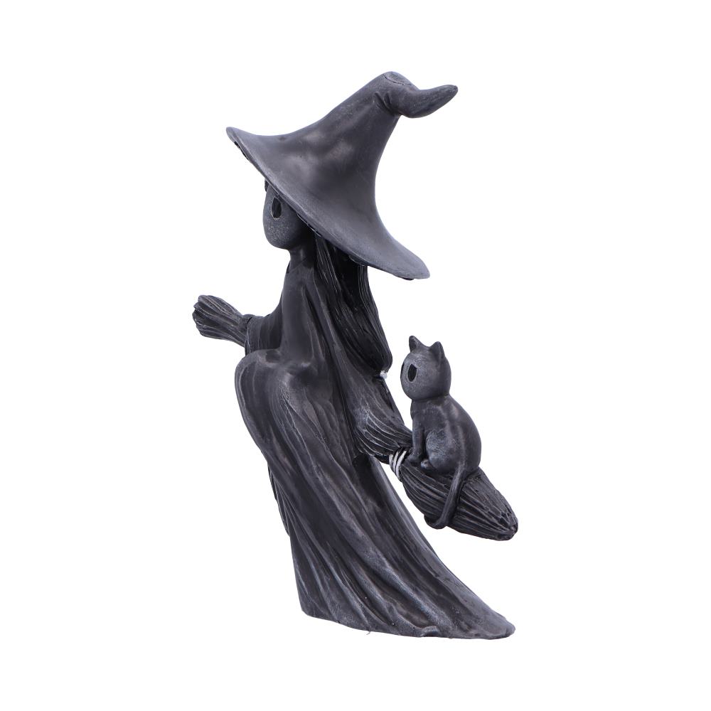 Little souls beam witch broom figurine