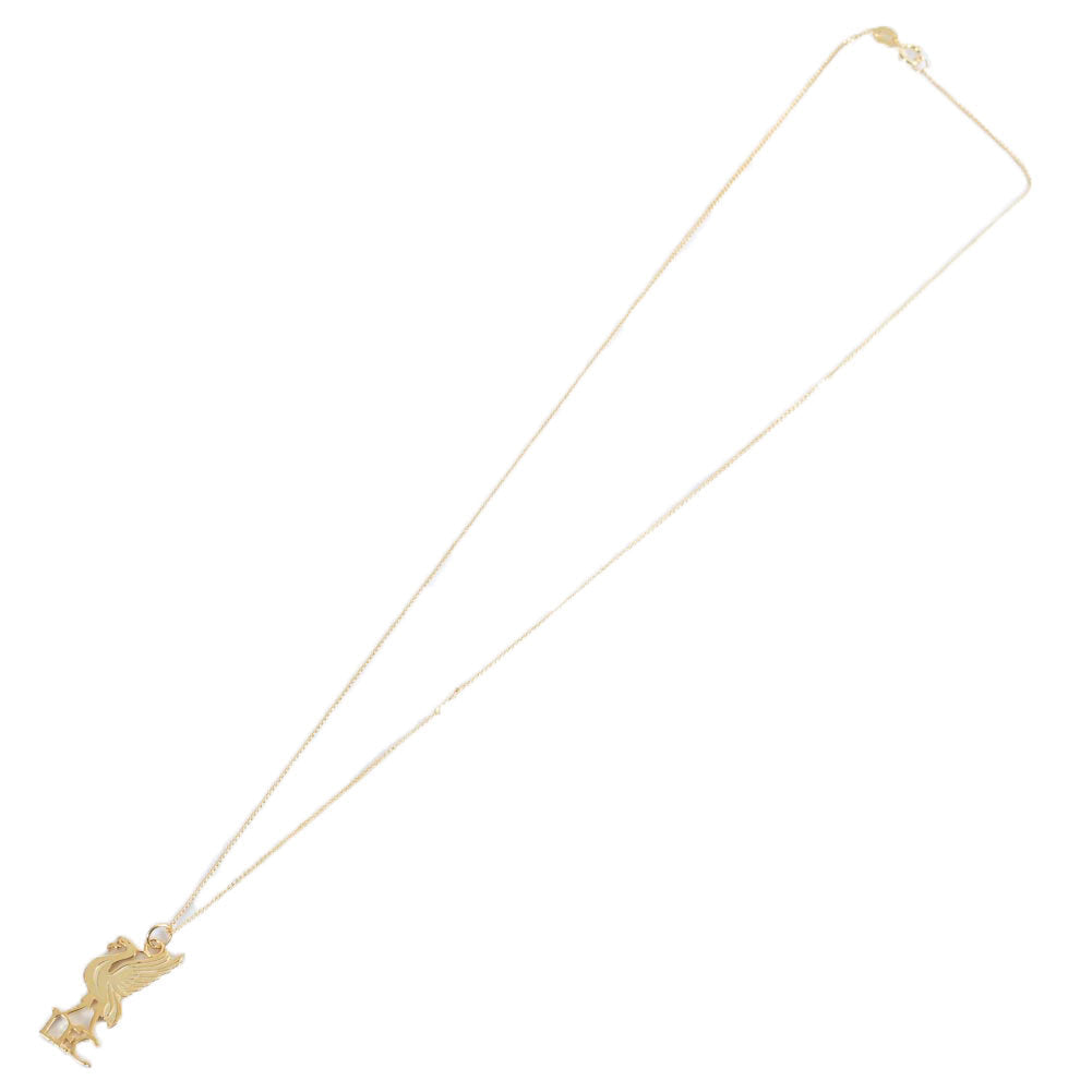 Liverpool FC 18ct Gold Plated on Silver Liverbird Pendant & Chain: 3 - Necklaces By Liverpool