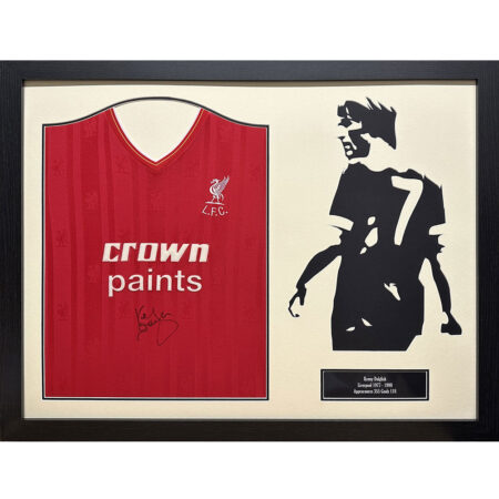 Kenny Dalglish 1986 Signed Shirt Silhouette: 1 - Signed Memorabilia By Liverpool