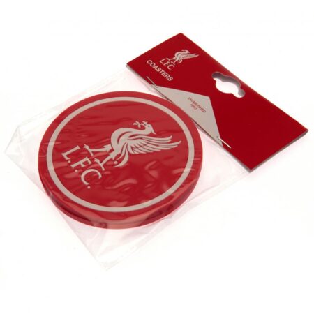 Liverpool FC 2pk Coaster Set: 3 - Coasters By Liverpool