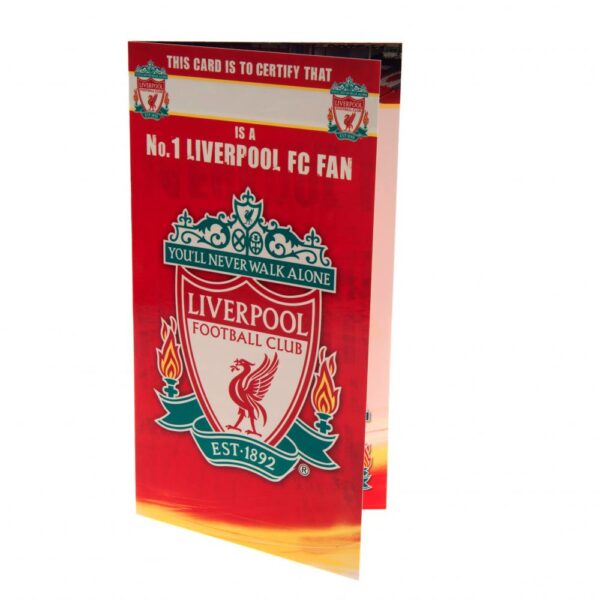 Liverpool FC No. 1 Fan Birthday Card: 2 - Greeting Cards By Liverpool