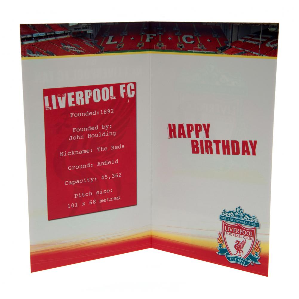 Liverpool FC No. 1 Fan Birthday Card: 3 - Greeting Cards By Liverpool