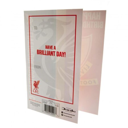 Liverpool fc birthday card