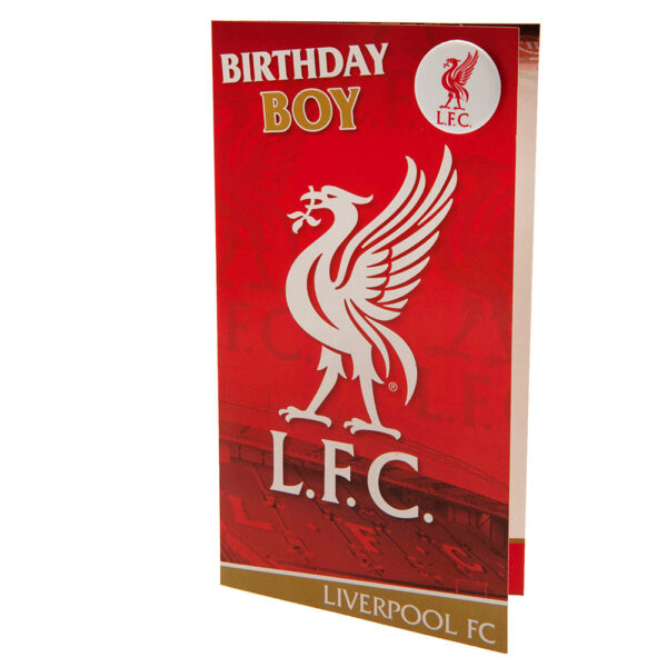 Liverpool FC Boy Birthday Card: 2 - Greeting Cards By Liverpool