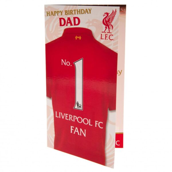 Liverpool FC No. 1 Dad Birthday Card: 2 - Greeting Cards By Liverpool