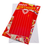 Liverpool FC Retro Shirt Birthday Card: 1 - Greeting Cards By Liverpool